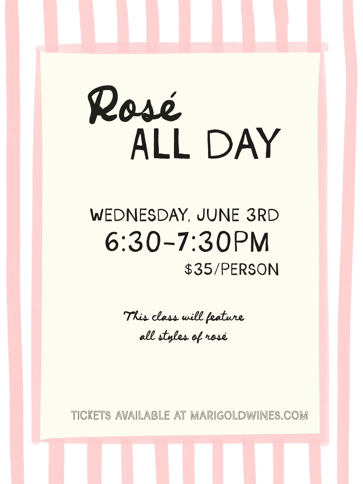Rosé all Day Class 6/3