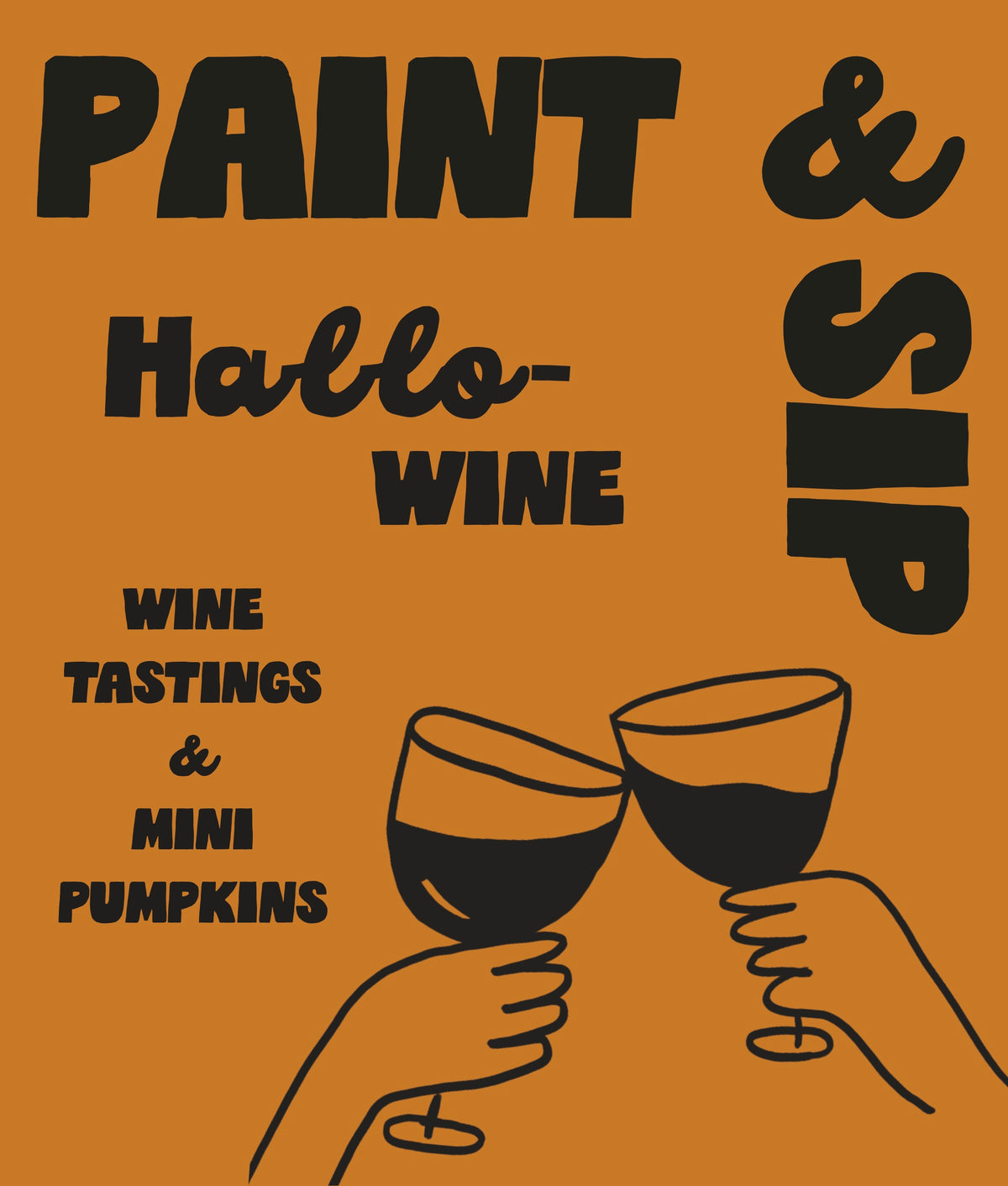 Hallo-WINE - Paint & Sip - Thursday, October 29th