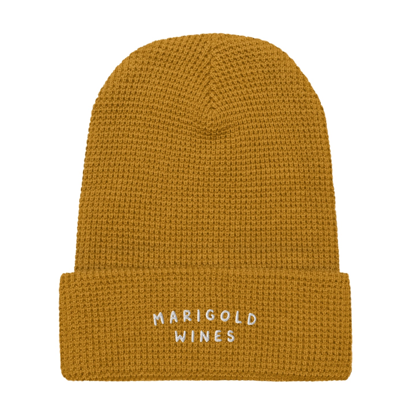 Camel Waffle Knit Beanie