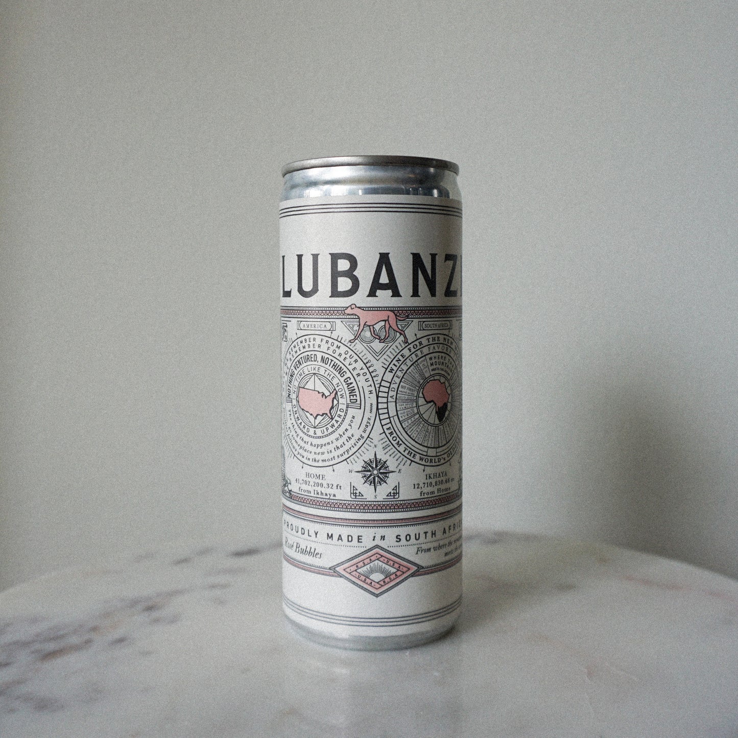 Lubanzi Sparkling Rose Can