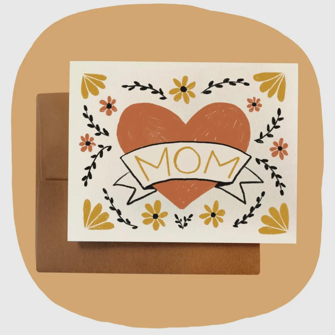 MOM ~ CLASSIC HEART Card