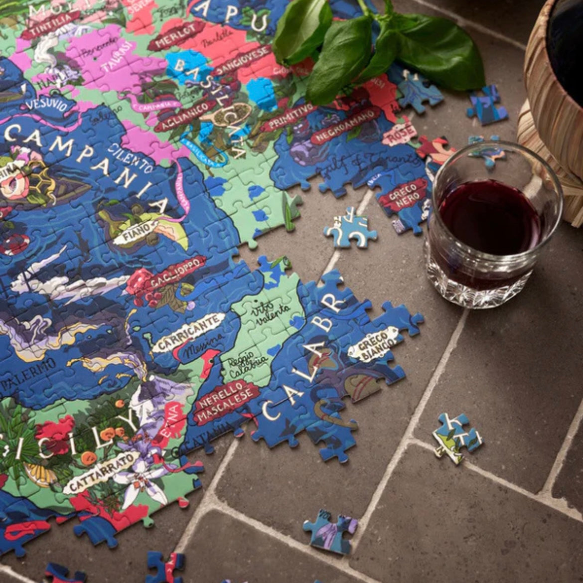 Wine Puzzle - Italy