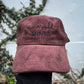 Marigold Wines Brown Corduroy Baseball Hat