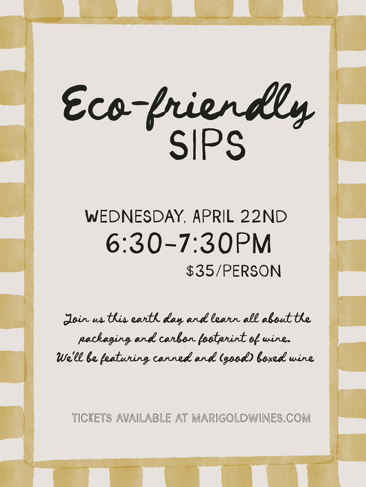Eco-Friendly Sips - 4/22
