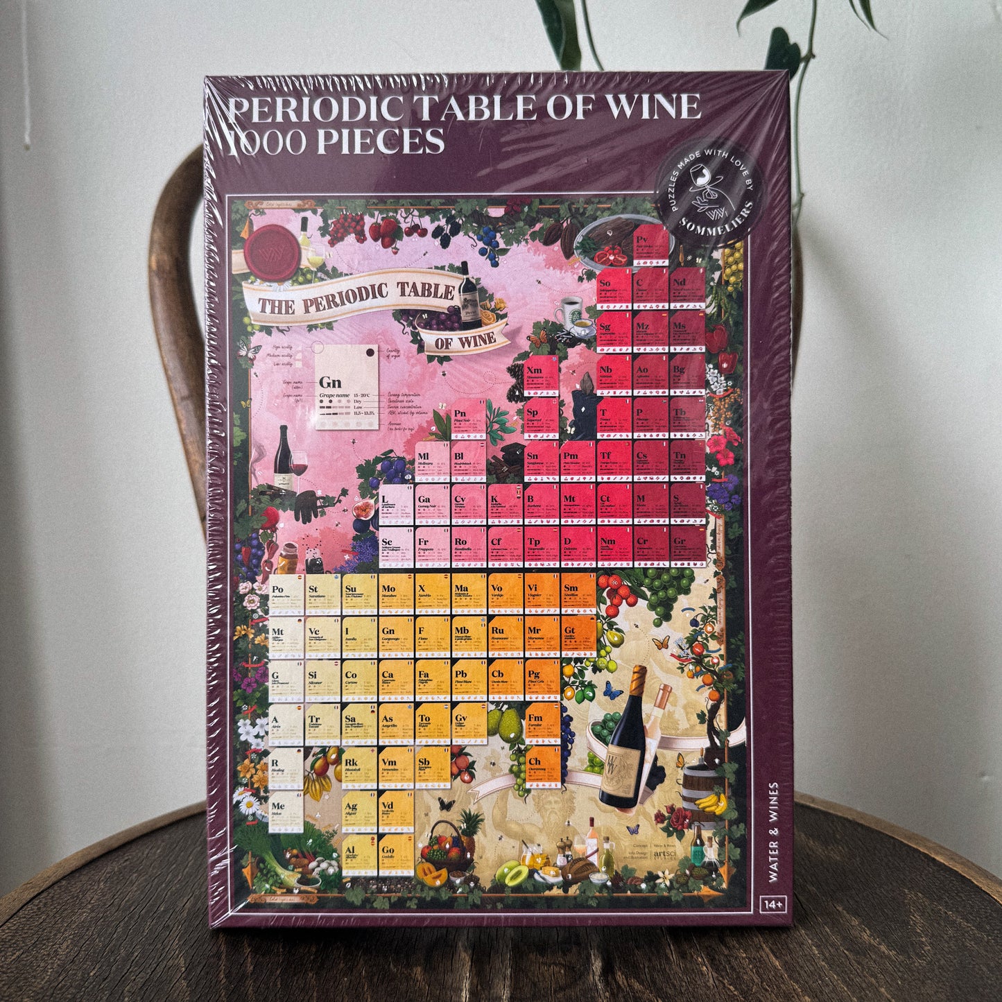 Wine Puzzle - Periodic Table of Wine