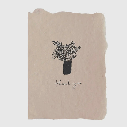 Thank You Bouquet Card