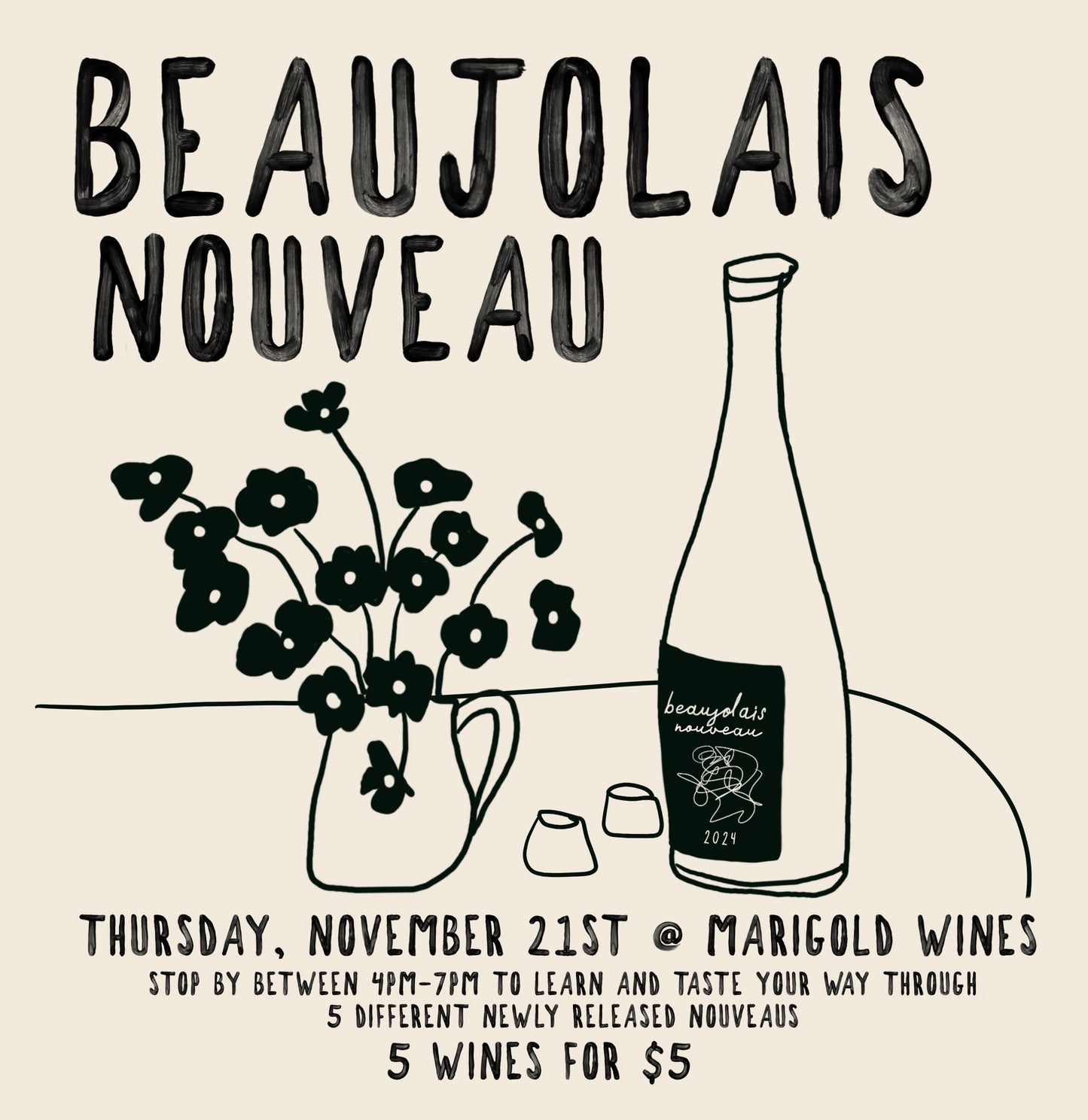 Beaujolais Nouveau Wine Tasting 11/21