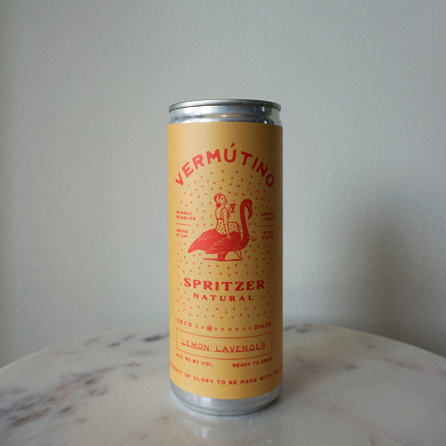 The wine collective vermutino lemon lavender cans