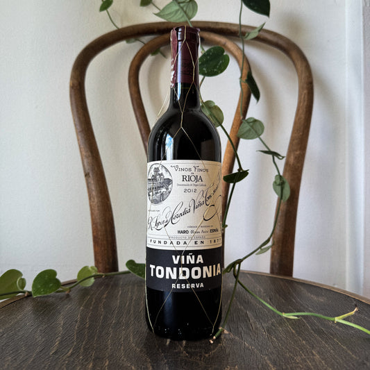 Bodegas R Lopez de Heredia vina Tondonia Rioja 2012