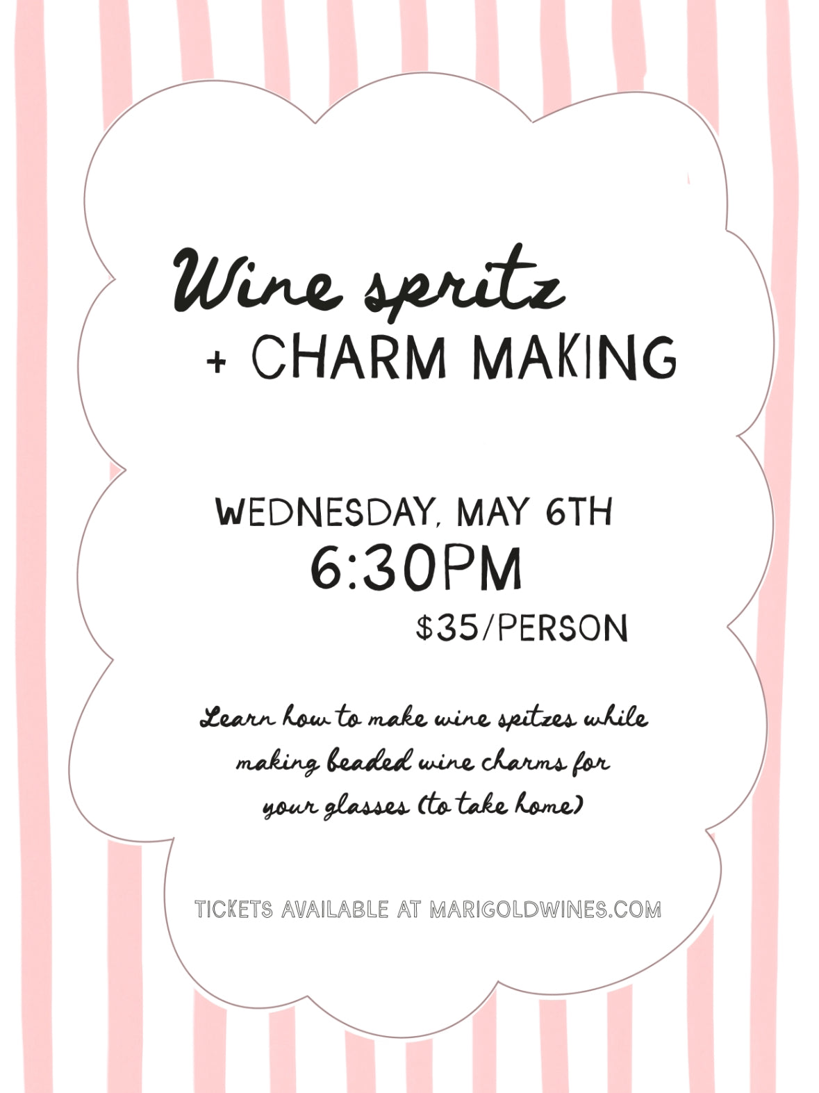 Wine Spritz and Charm Making Class 5/6
