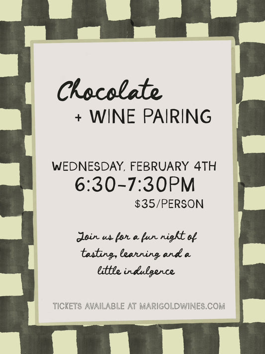 Chocolate and Wine Pairing Class 2/4