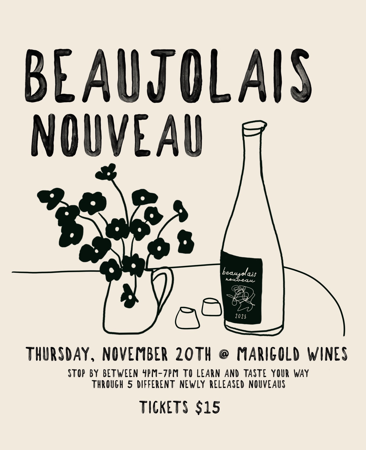 Beaujolais Nouveau Wine Tasting 11/20