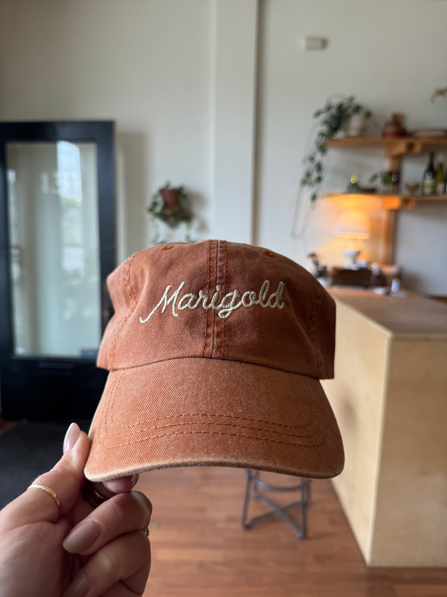 Marigold Baseball Hat - Rust
